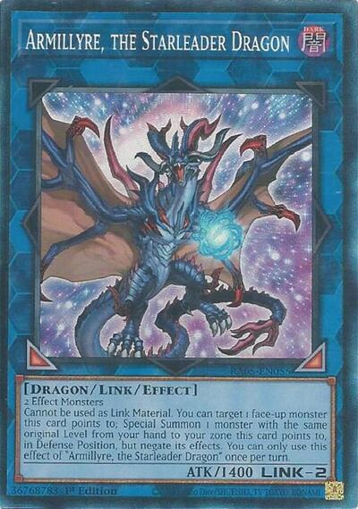 Armillyre, the Starleader Dragon - RA05-EN055 - Collector's Rare - 1st Edition