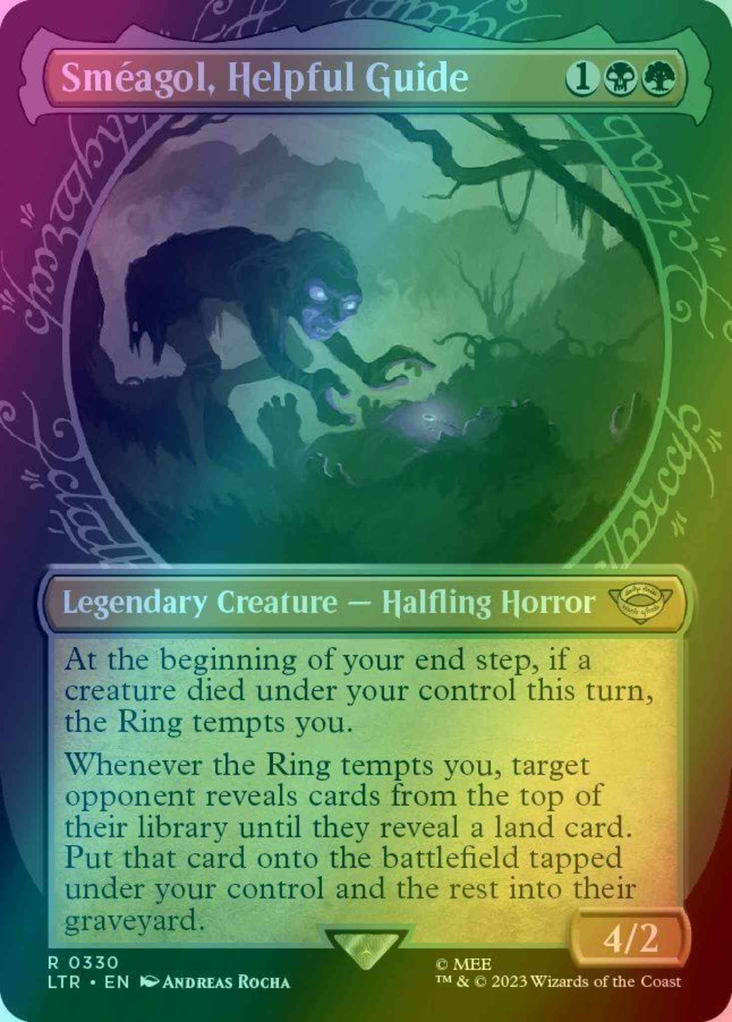 Smagol, Helpful Guide [330] [Ring Showcase] [The Lord of the Rings: Tales  of Middle-earth] [Foil]  Face to Face Games