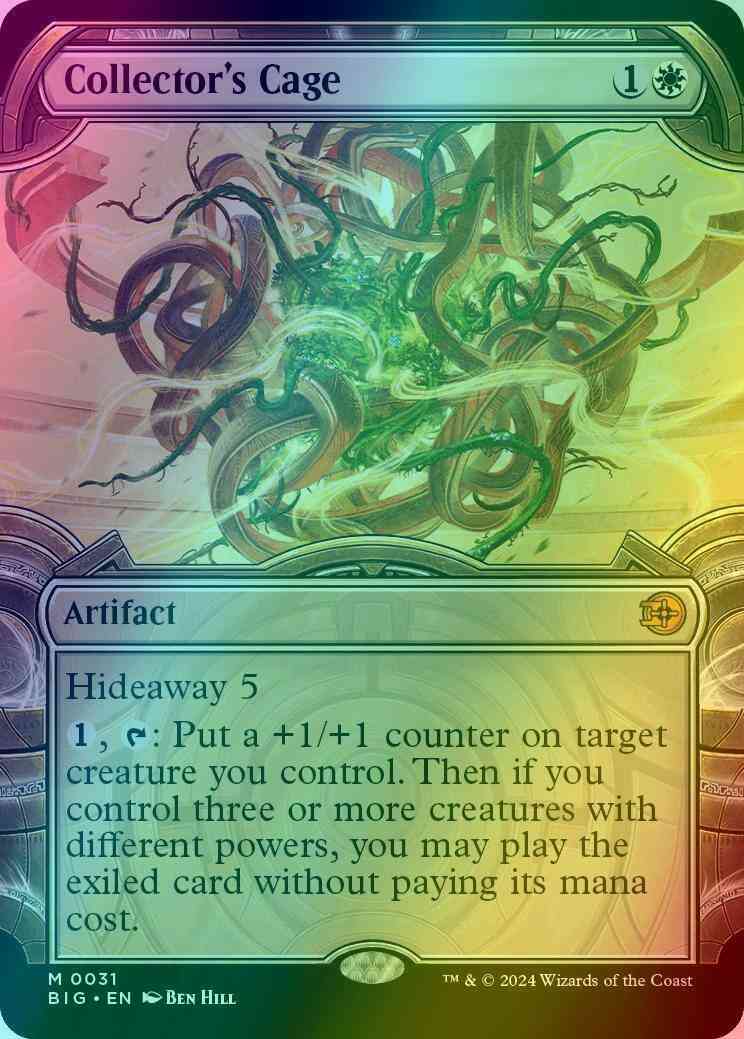 Collector's Cage [31] [Vault Frame Showcase] [The Big Score] [Foil] – Face  to Face Games