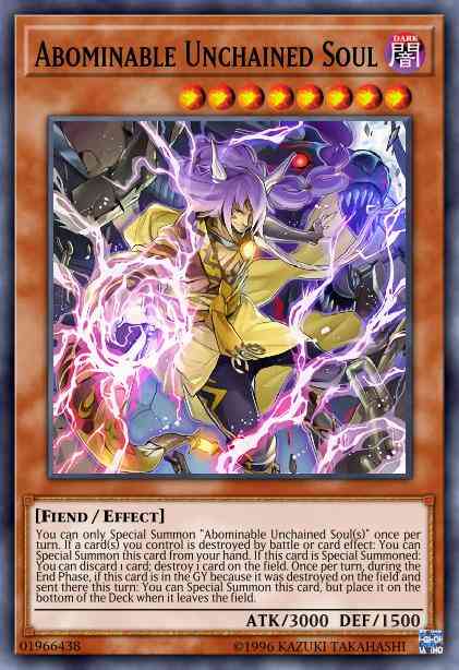 Abominable Unchained Soul - IGAS-EN019 - Super Rare - 1st Edition