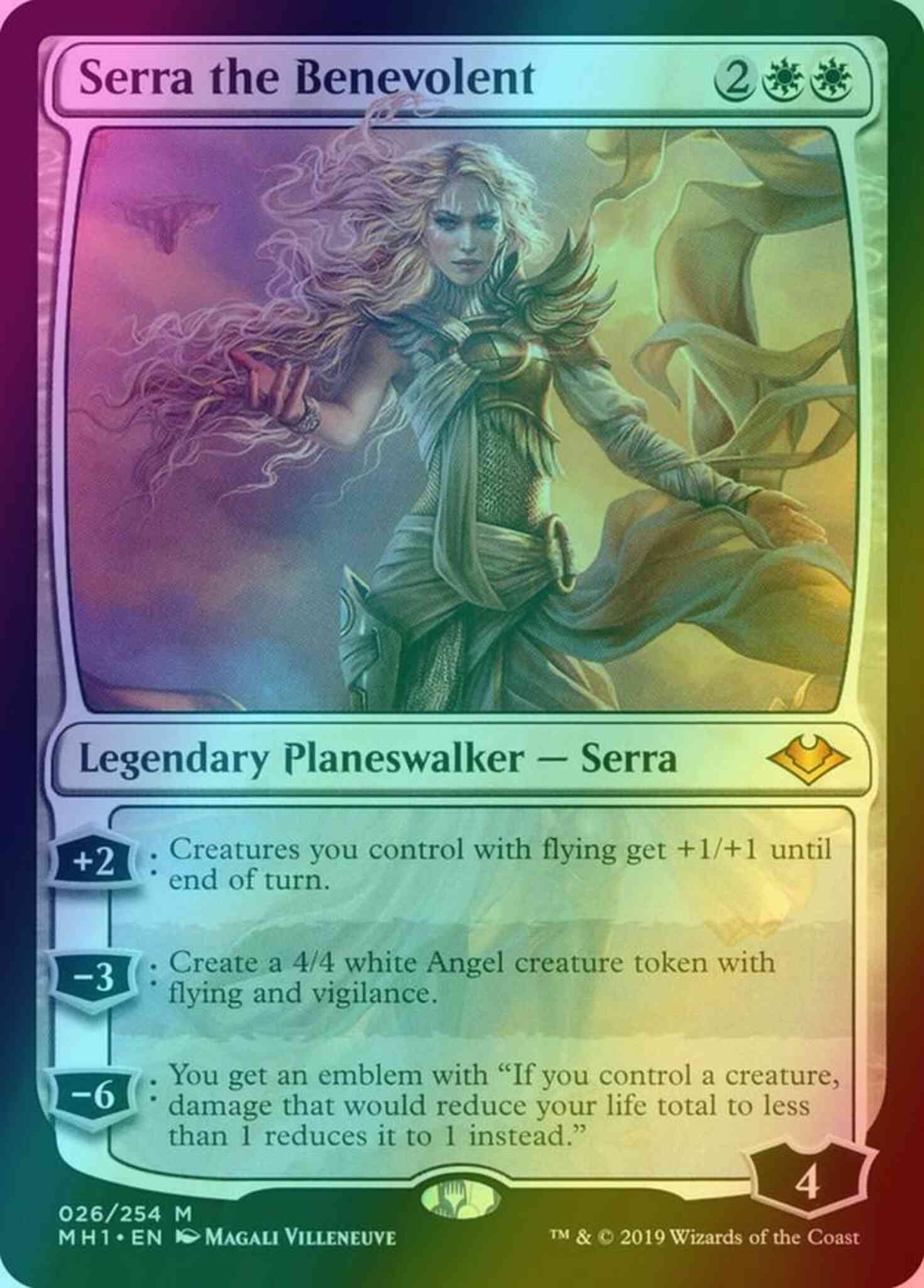 mtg serra cards Avatar from Urza's Saga (1998) and Dominaria Remastered (2023). Inquest Magazine introduced Urza's Saga (1998) to me with an in-depth preview article. The highlight I've referenced before was a blurb about Serra Ascendant gets +5/+5 and has flying. Serra Aviary Masters Edition