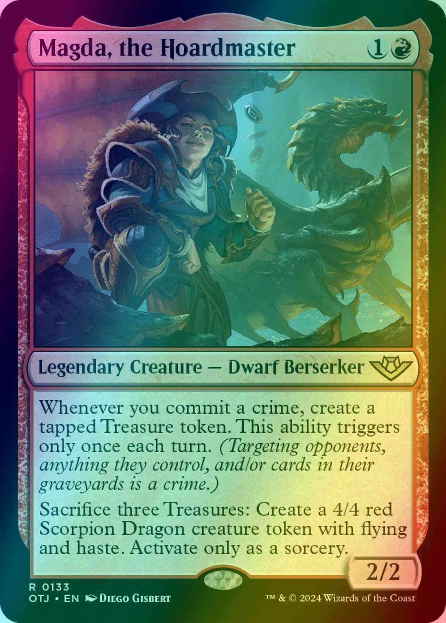 Magda, the Hoardmaster [133] [Outlaws of Thunder Junction] [Foil] – Face to  Face Games