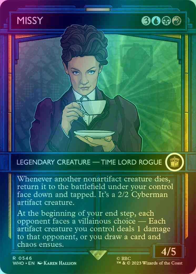 Missy [546] [TARDIS Showcase] [Universes Beyond: Doctor Who] [Foil] – Face  to Face Games