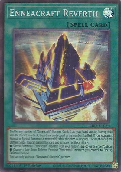 Enneacraft Reverth - PHRE-EN026 - Super Rare - 1st Edition