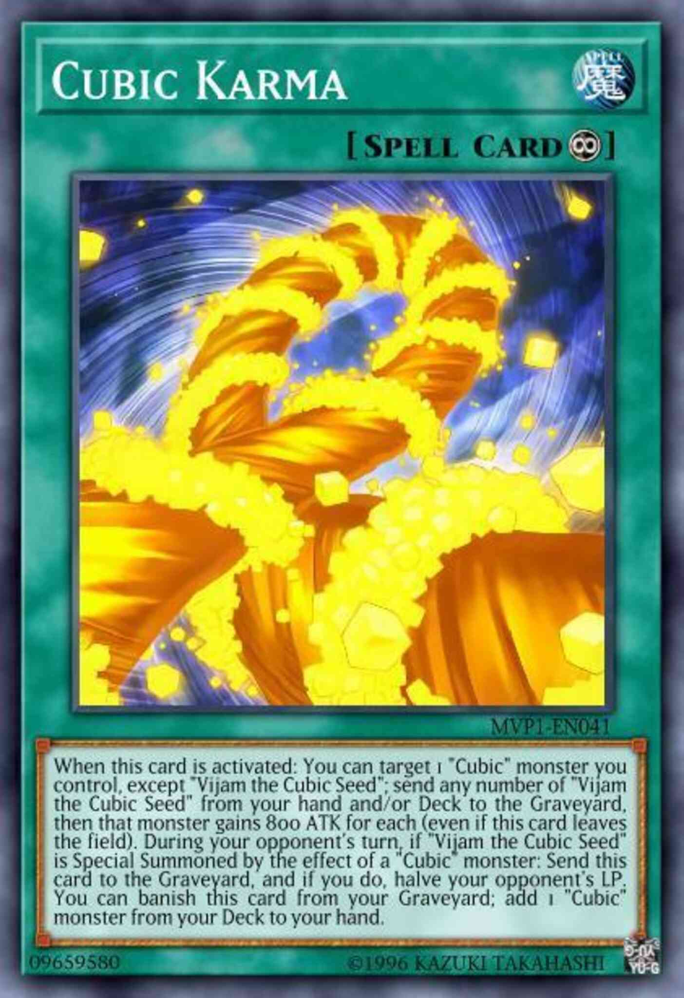Cubic Karma - MVP1-EN041 - Ultra Rare - Unlimited