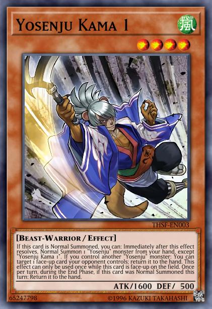 Yosenju Kama 1 - SP17-EN004 - Starfoil Rare - 1st Edition