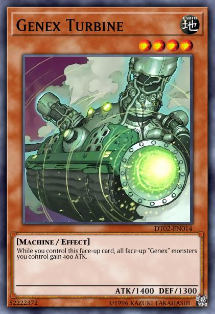Genex Turbine - DT02-EN014 - Duel Terminal Rare Parallel Rare - Duel Terminal