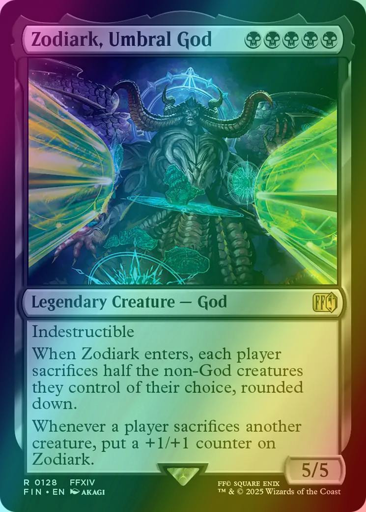 Zodiark, Umbral God [128] [FINAL FANTASY] [Foil]  Face to Face Games