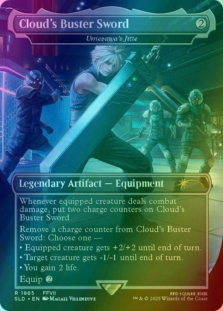 mtg buster sword card Cloud's Buster Sword