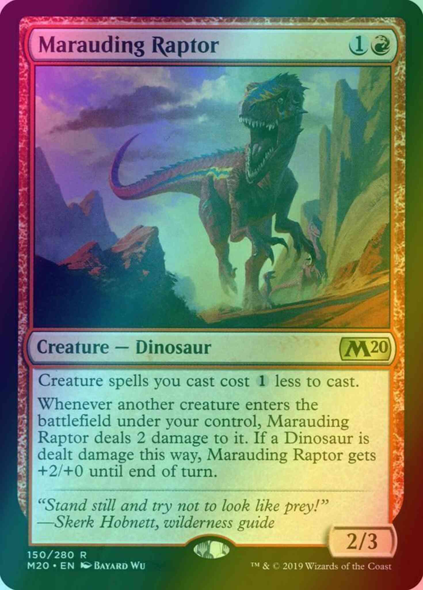 Marauding Raptor [150] [Core Set 2020] [Foil] – Face to Face Games