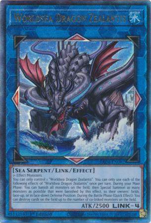 Worldsea Dragon Zealantis - RA04-EN082 - Ultimate Rare - 1st Edition