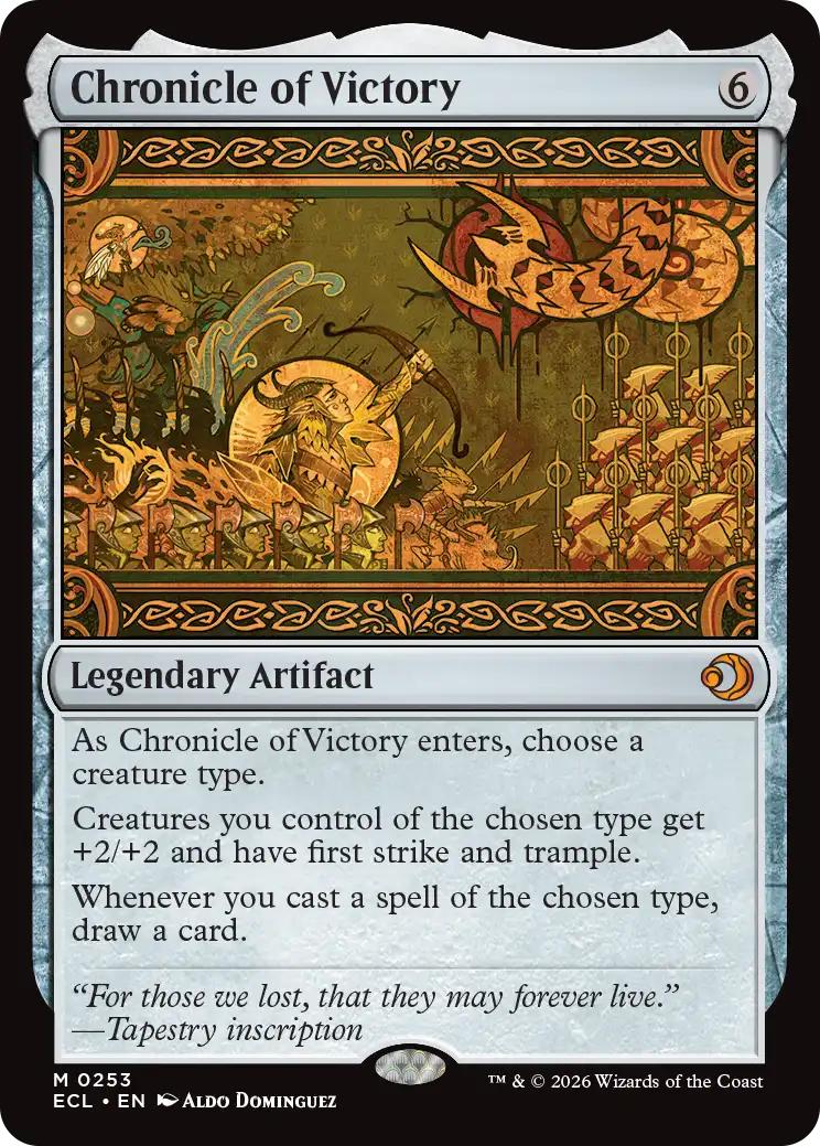 Chronicle of Victory [253] [Lorwyn Eclipsed] [Non-Foil] – Face to