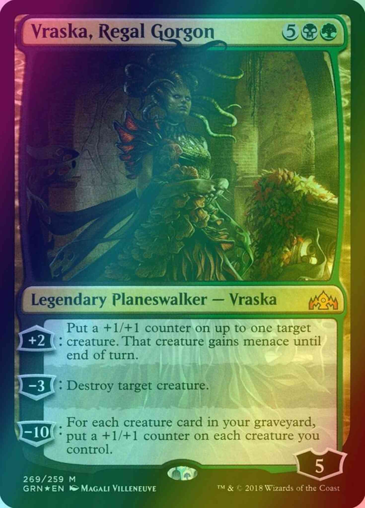 Vraska, Regal Gorgon [269] [Guilds of Ravnica] [Foil] – Face to Face Games