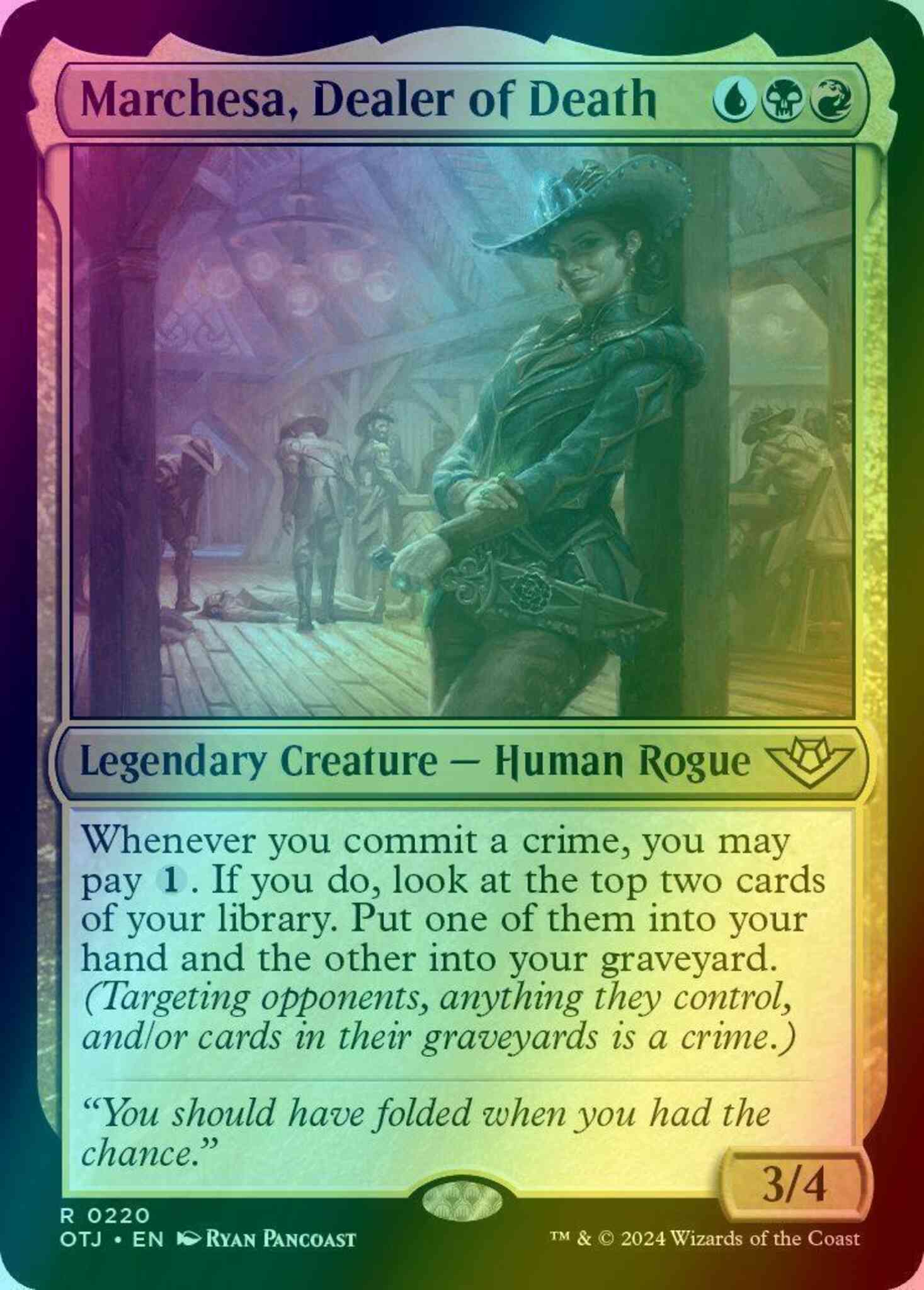 Marchesa, Dealer of Death [220] [Outlaws of Thunder Junction] [Foil] – Face  to Face Games