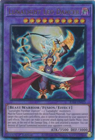 Lunalight Leo Dancer - RA04-EN053 - Ultimate Rare - 1st Edition