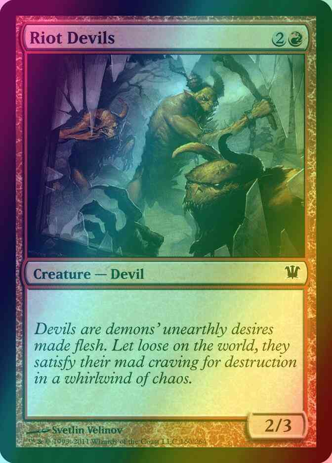 Riot Devils [160] [Innistrad] [Foil] – Face to Face Games