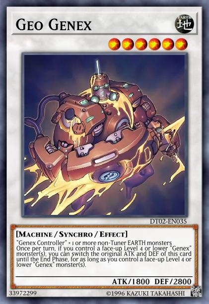 Geo Genex - DT02-EN035 - Duel Terminal Super Parallel Rare - Duel Terminal