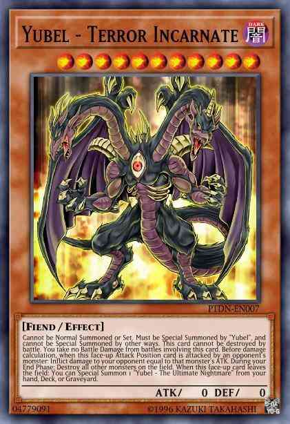 Yubel - Terror Incarnate - PTDN-EN007 - Ultra Rare - 1st Edition