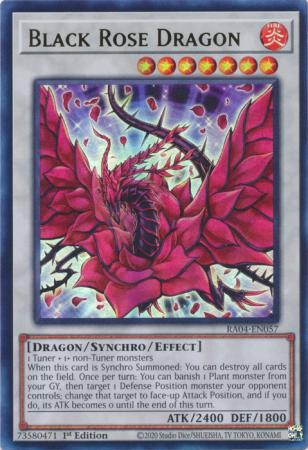 Black Rose Dragon - RA04-EN057 - Ultra Rare - 1st Edition