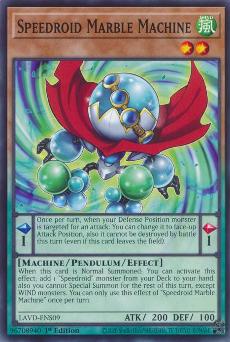Speedroid Marble Machine - LAVD-ENS09 - Common - 1st Edition