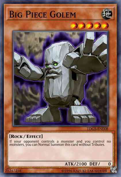 Big Piece Golem - TDGS-EN008 - Rare - Unlimited