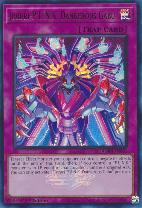 Joruri-P.U.N.K. Dangerous Gabu - BLMM-EN081 - Ultra Rare - 1st Edition