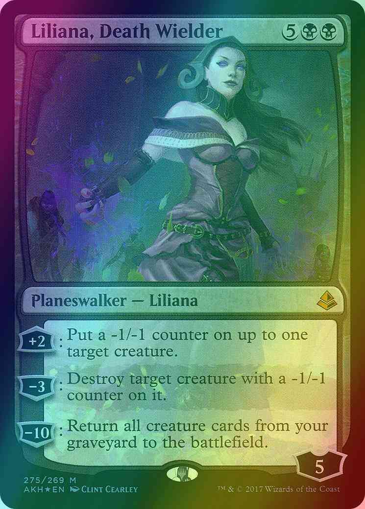 Liliana, Death Wielder [Planeswalker Deck Exclusive] [275] [Amonkhet]  [Foil] – Face to Face Games
