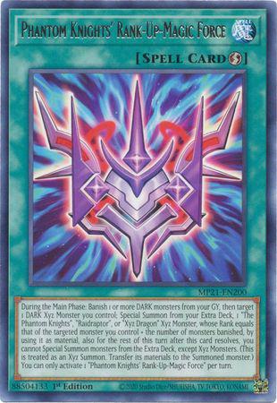 Phantom Knights' Rank-Up-Magic Force - MP21-EN200 - Rare - 1st Edition