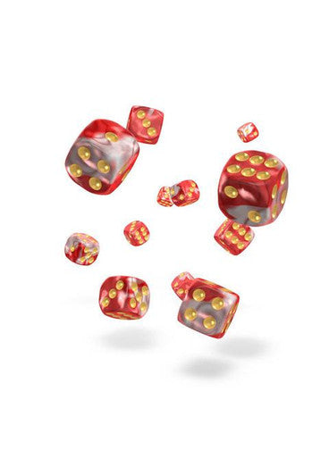 Oakie Doakie Dice - D6 Gemidice Red Sky 12mm Set of 36