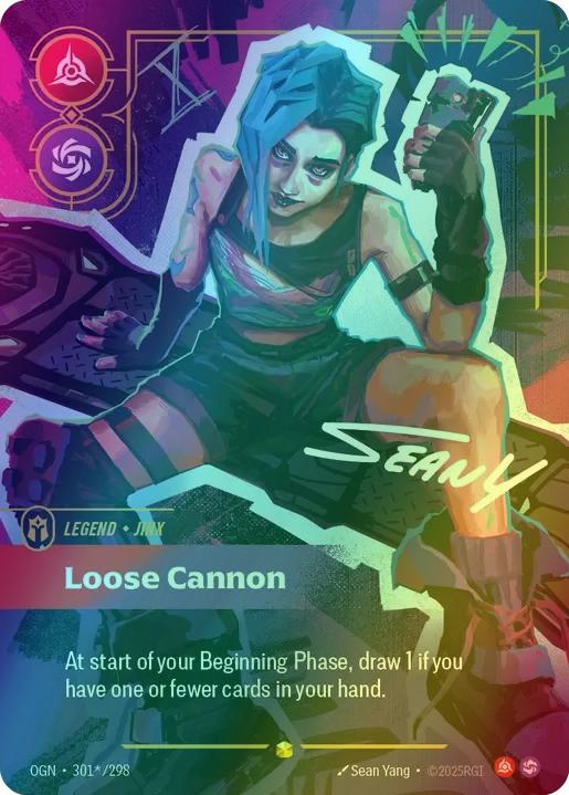 Loose Cannon (Jinx) (Signature Alternate Art) - 301*/298 [Origins