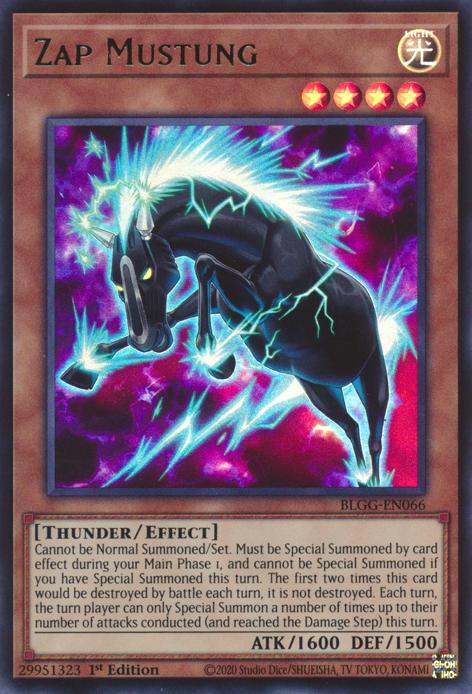 Zap Mustung - BLGG-EN066 - Ultra Rare - 1st Edition