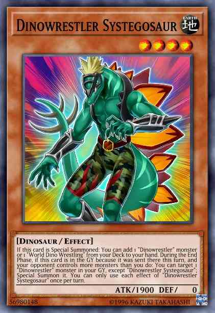 Dinowrestler Systegosaur - SOFU-EN008 - Common - Unlimited