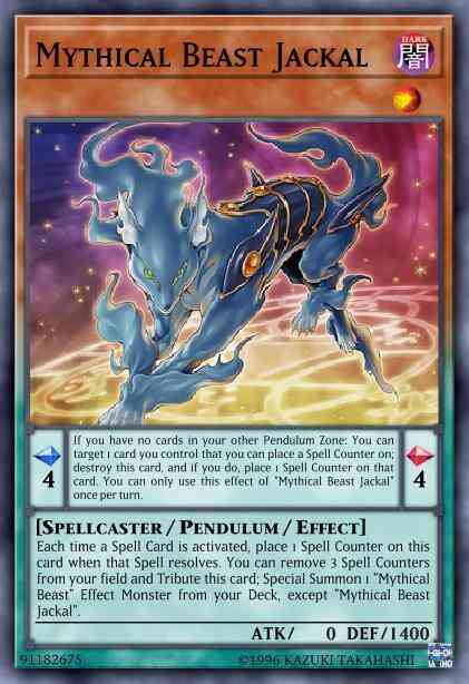 Mythical Beast Jackal - EXFO-EN022 - Rare - 1st Edition