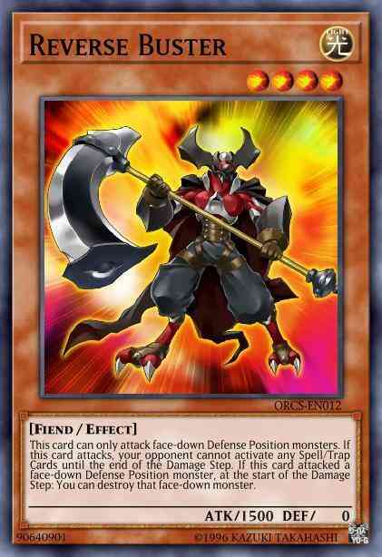Reverse Buster - ORCS-EN012 - Rare - 1st Edition