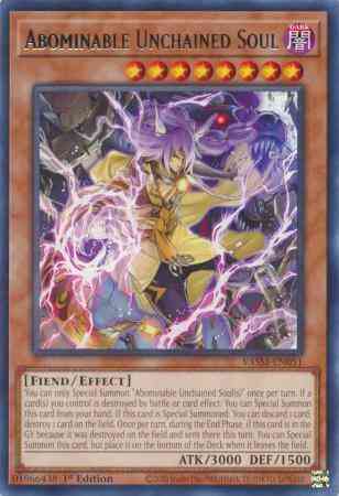 Abominable Unchained Soul - VASM-EN051 - Rare - 1st Edition