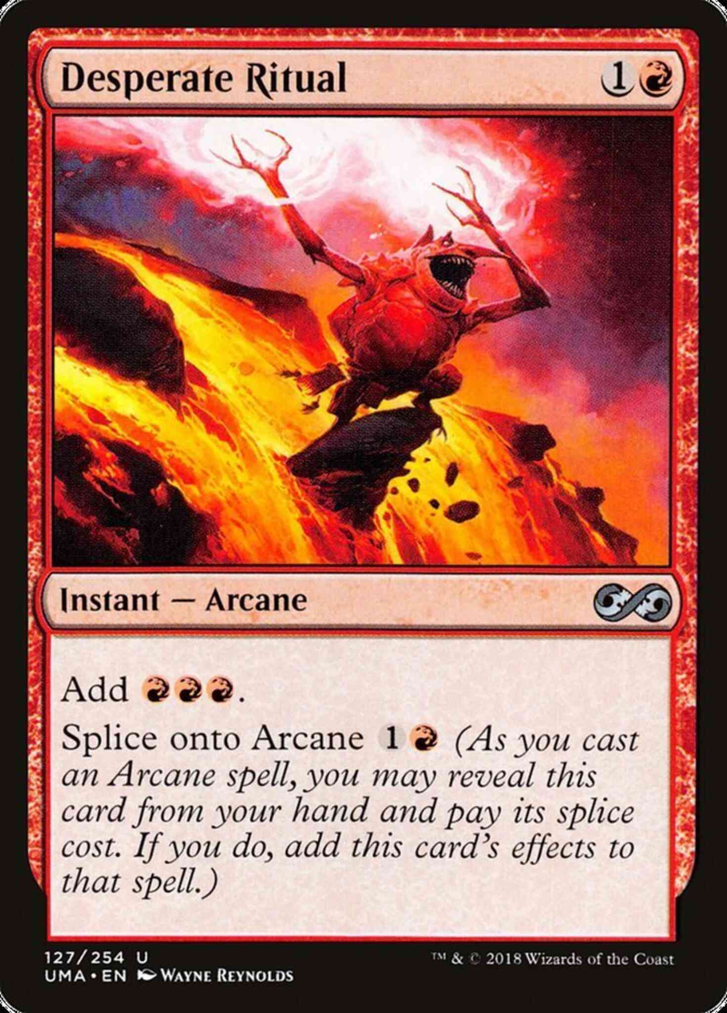 Desperate Ritual [127] [Ultimate Masters] [Non-Foil] – Face to