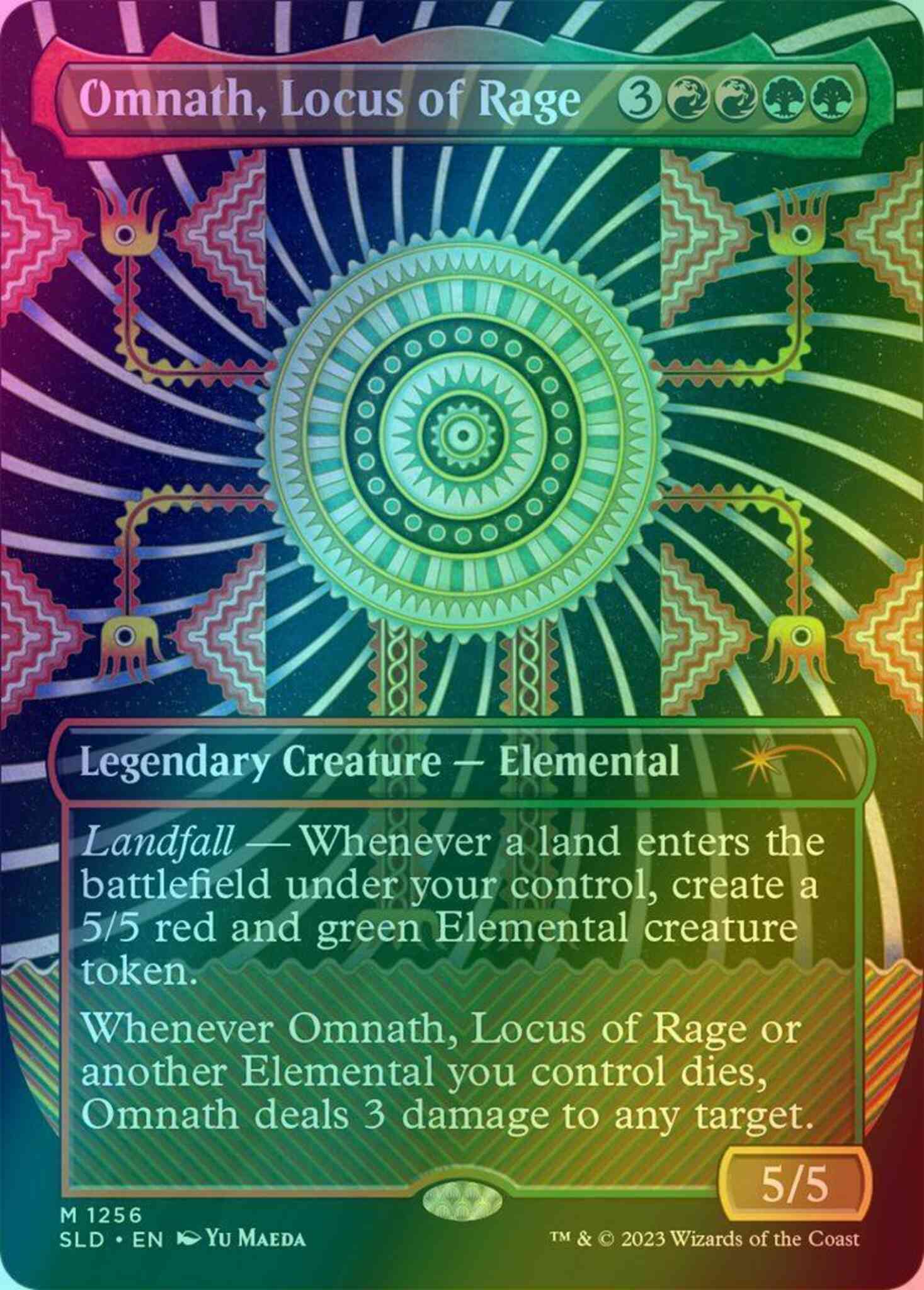 Omnath, Locus of Rage [1256] [Borderless] [Stars Gaze Back] [Secret Lair  Drop] [Foil] – Face to Face Games
