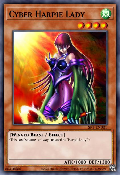Cyber Harpie Lady - RP01-EN096 - Secret Rare - Unlimited