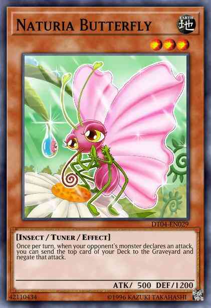 Naturia Butterfly - DT04-EN029 - Duel Terminal Rare Parallel Rare - Duel Terminal