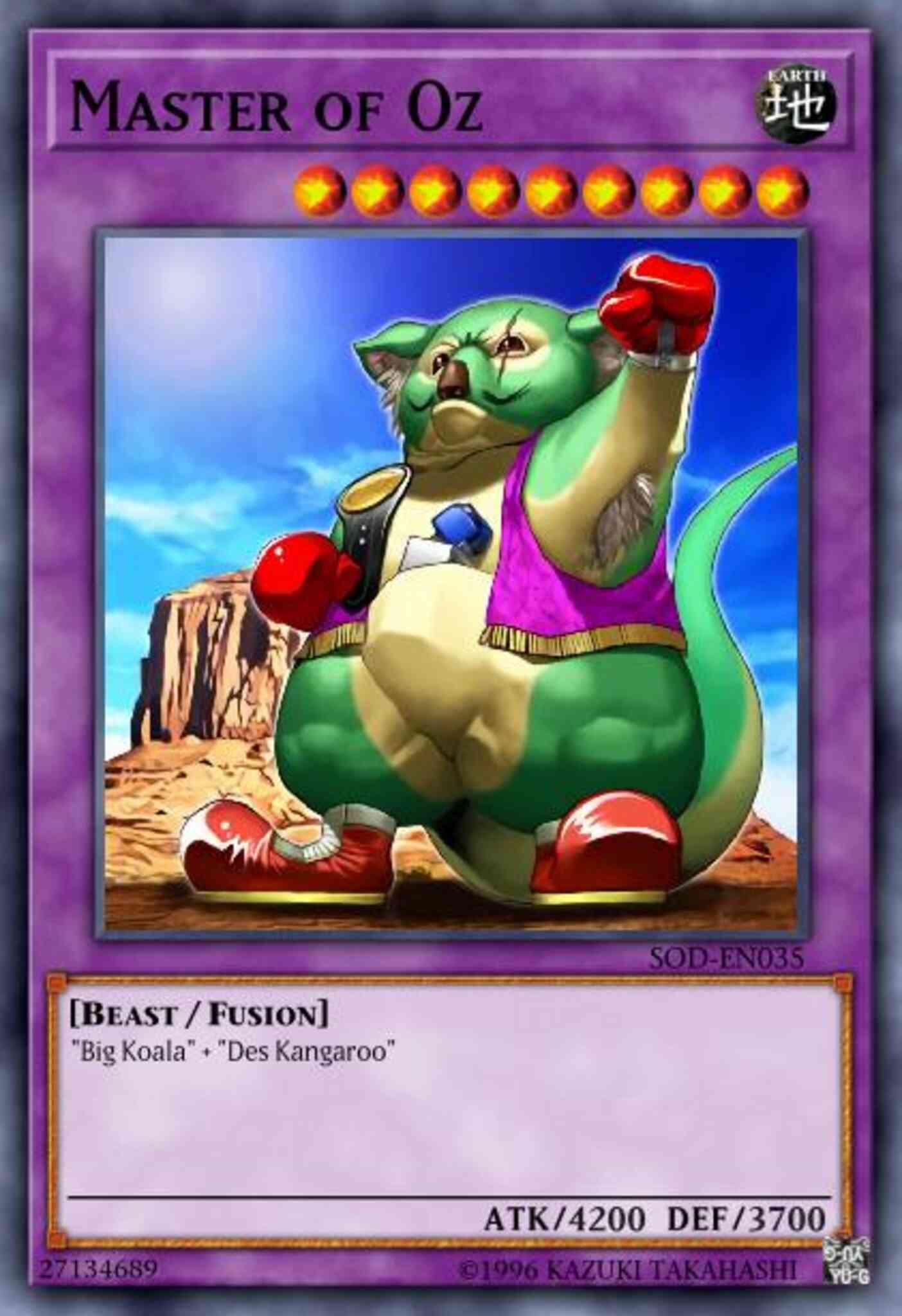 Master of Oz - SOD-EN035 - Ultimate Rare - 1st Edition