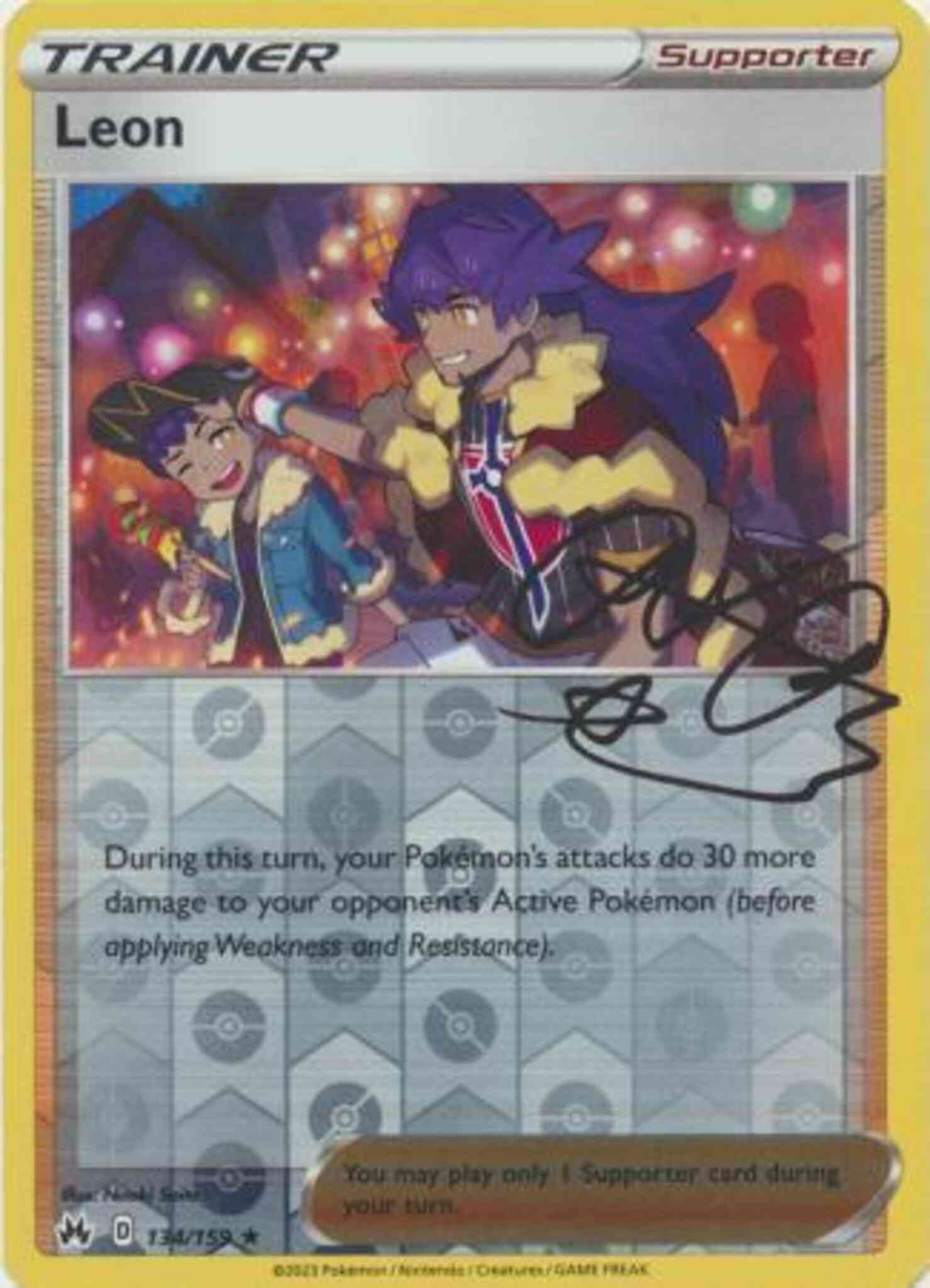 leon card pokemon Leon - 134/159