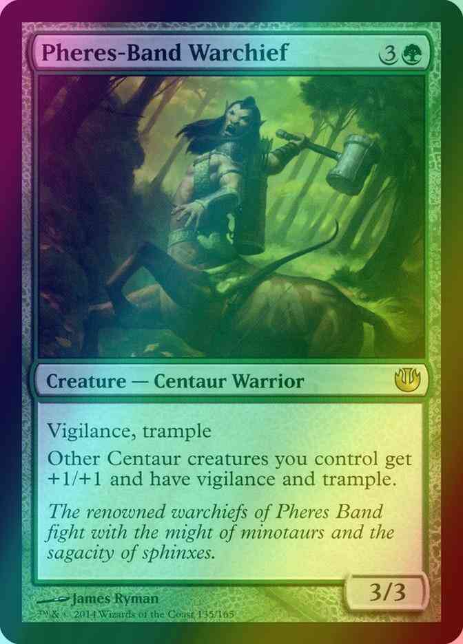 Magic: The Gathering – Pheres-Band Warchief Karte (Rare) Aus Journey Into Nyx