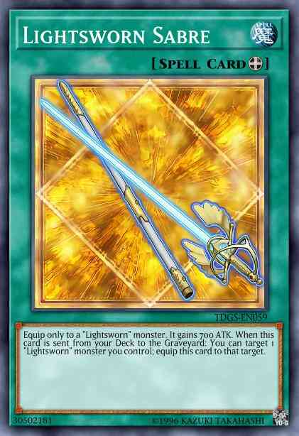 Lightsworn Sabre - TDGS-EN059 - Super Rare - Unlimited