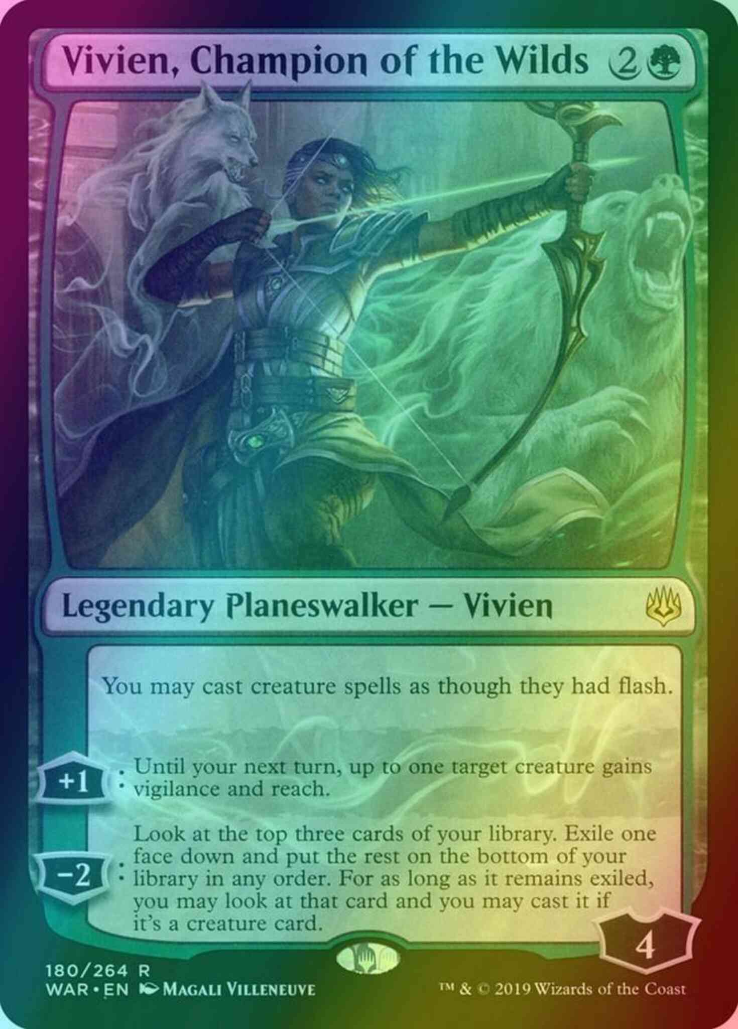 mtg vivien cards Vivien, Champion of the Wilds [180] [War of the Spark] [Foil] – Face to  Face Games