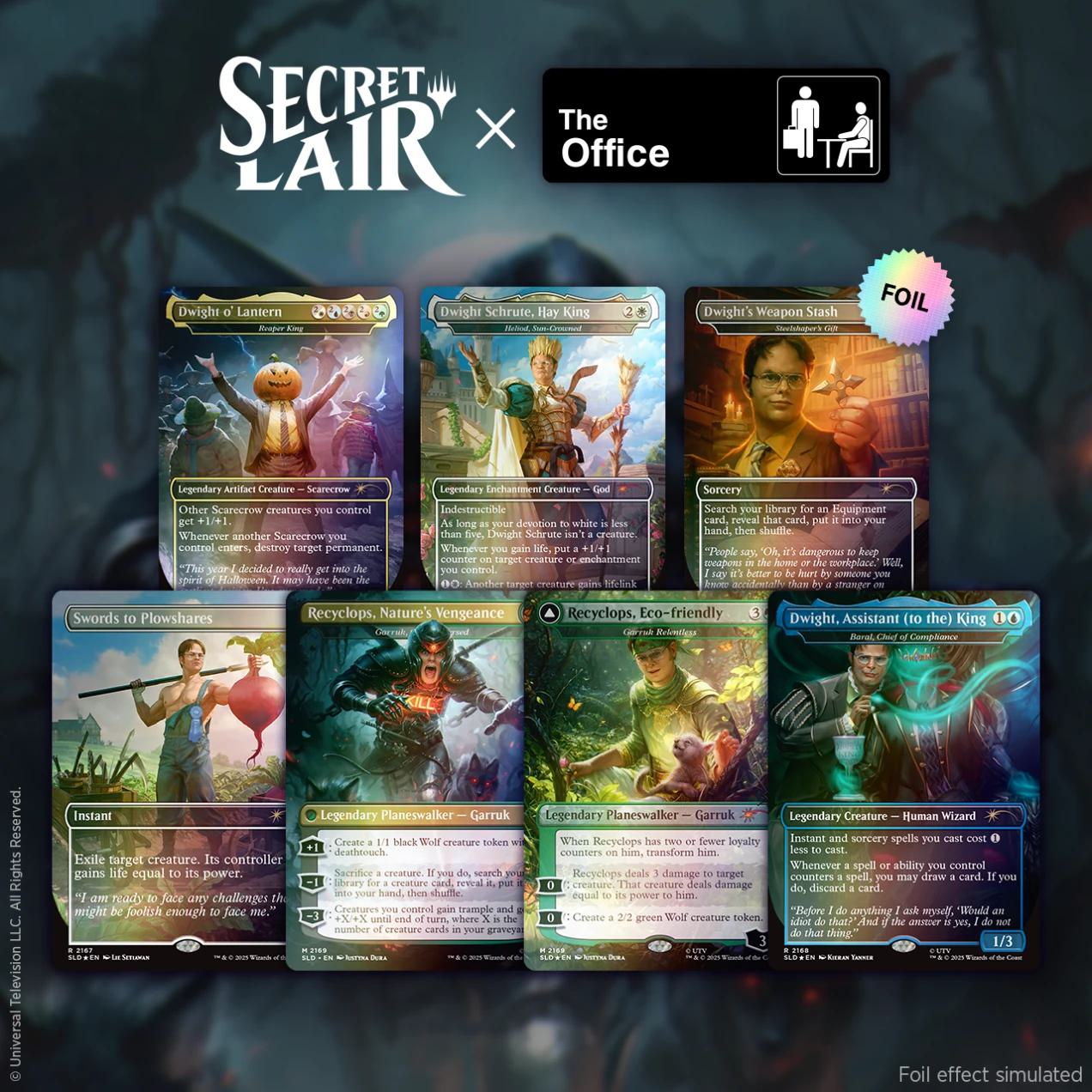 Secret Lair x The Office Foil 未開封 Secret Lair Drop Series - Secret Lair x The Office: Dwight's