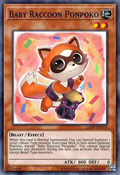 Baby Raccoon Ponpoko - SHSP-EN014 - Common - Unlimited