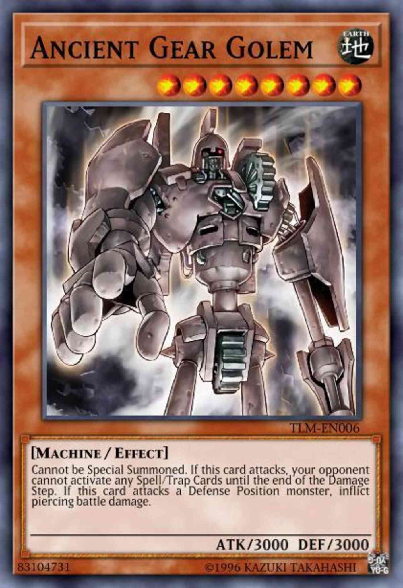 Ancient Gear Golem - SD10-EN012 - Common - 1st Edition