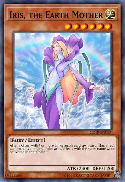 Iris, the Earth Mother - CDIP-EN025 - Ultimate Rare - 1st Edition