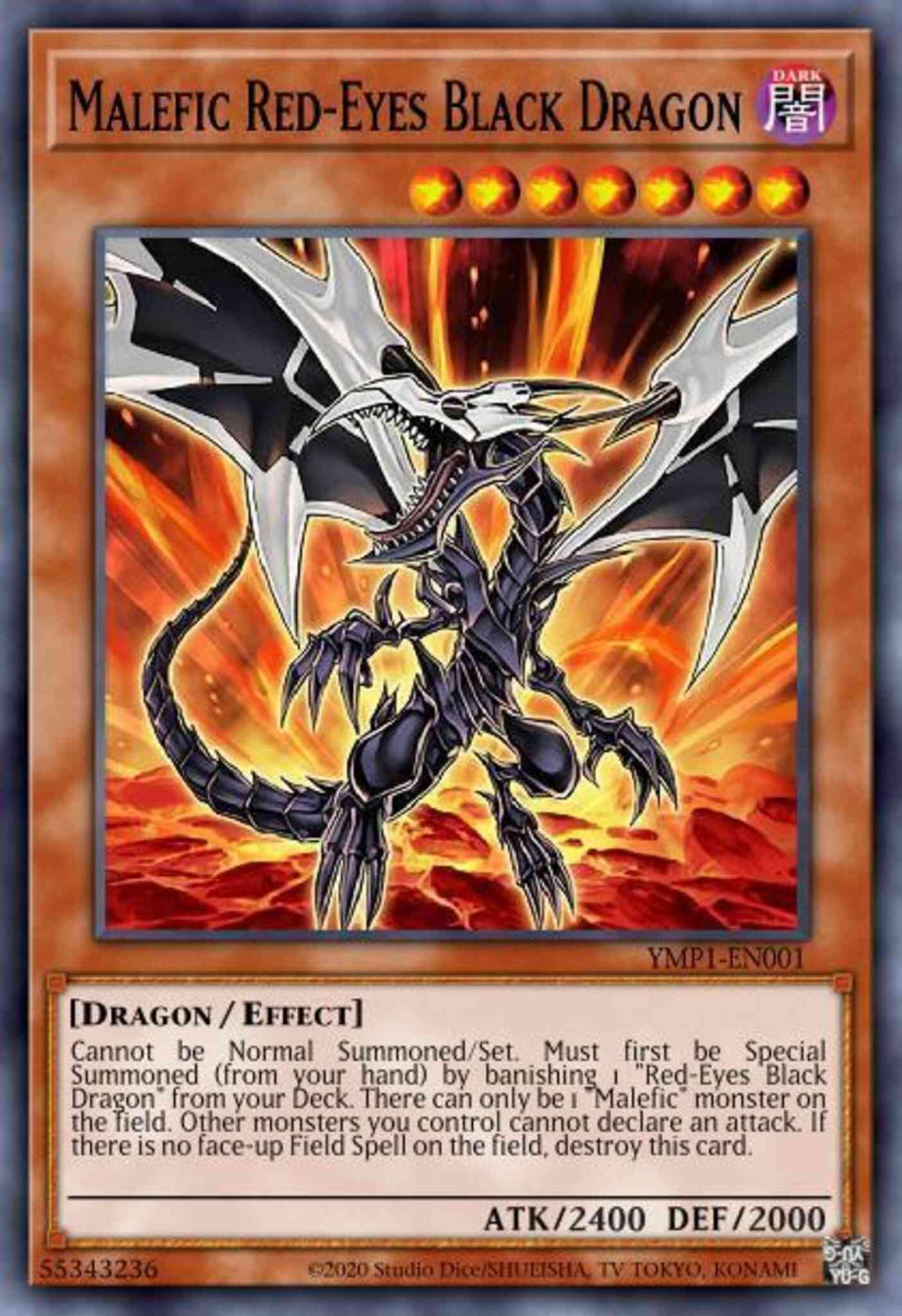 Malefic Red-Eyes B. Dragon - MOV2-EN001 - Ultra Rare - Limited