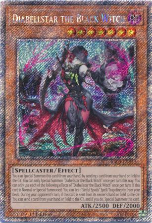 Diabellstar the Black Witch - RA03-EN032 - Platinum Secret Rare - 1st Edition